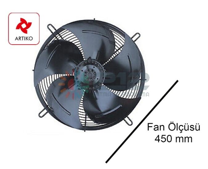 Aksiyel Emici Fan Motoru 450mm