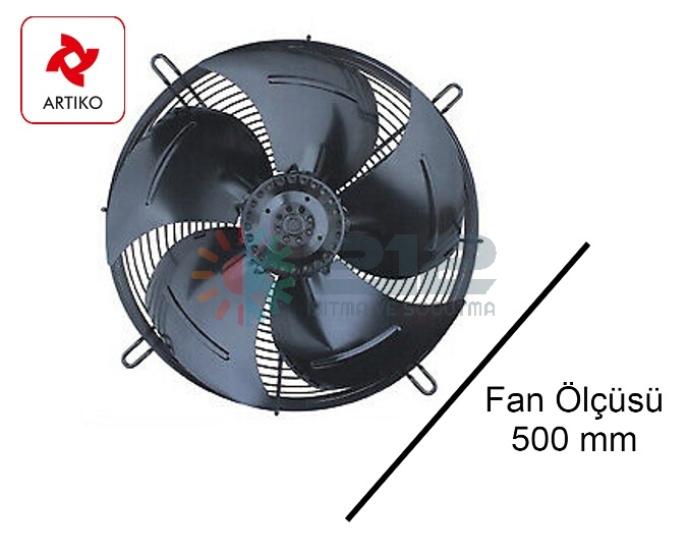 Aksiyel Emici Fan Motoru 500mm