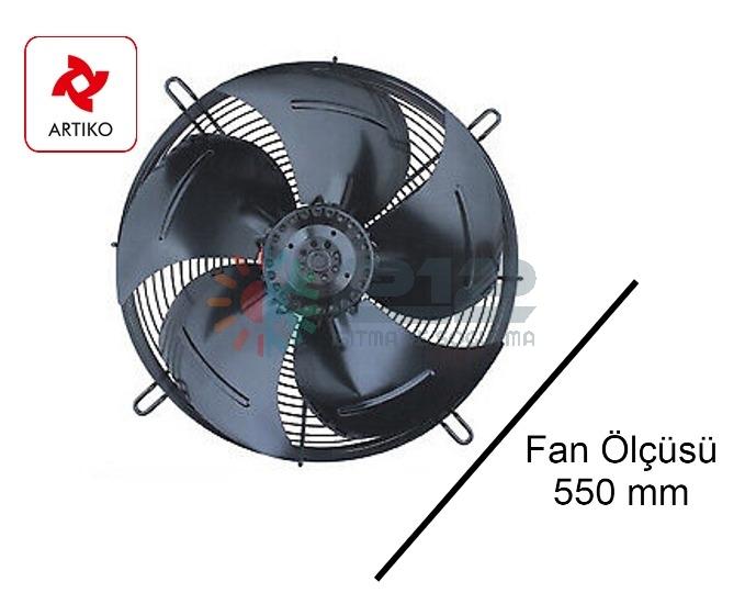 Aksiyel Emici Fan Motoru 550mm