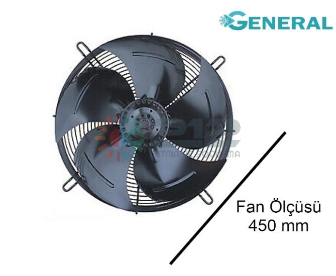 Aksiyel Emici Fan Motoru 450mm YWF4E-450S