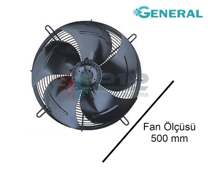 Aksiyel Emici Fan Motoru 500mm YWF4E-500S
